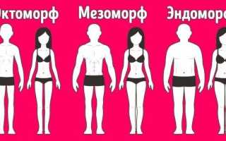 По каким параметрам можно определить тип телосложения мужчин