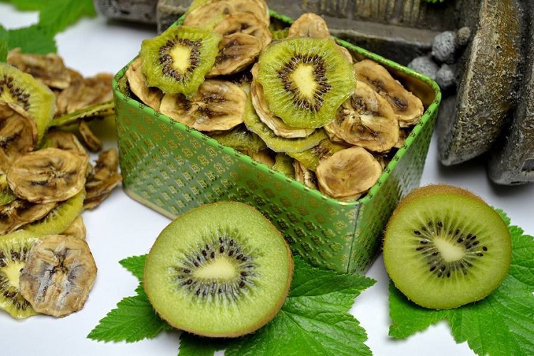 Сушеные дольки киви