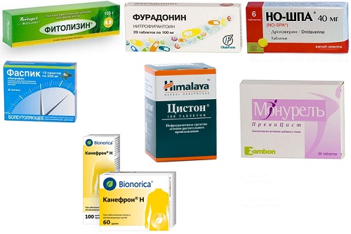 Медикаментозное лечение цистита с кровью Медикаментозное лечение цистита